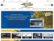 Tablet Screenshot of fullpartesexpress.com